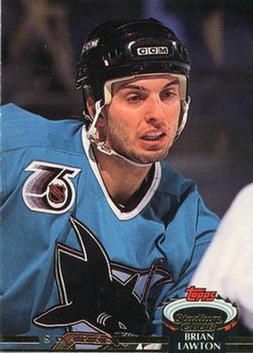 #171 Brian Lawton - San Jose Sharks - 1992-93 Stadium Club Hockey