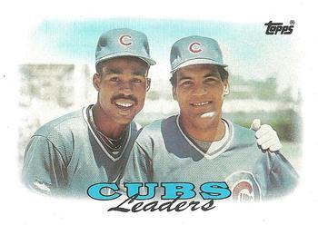#171 Cubs Leaders - Chicago Cubs - 1988 Topps Baseball