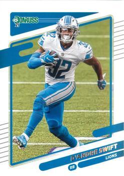 #171 D'Andre Swift - Detroit Lions - 2021 Donruss Football