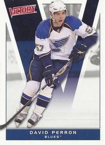 #171 David Perron - St. Louis Blues - 2010-11 Upper Deck Victory Hockey