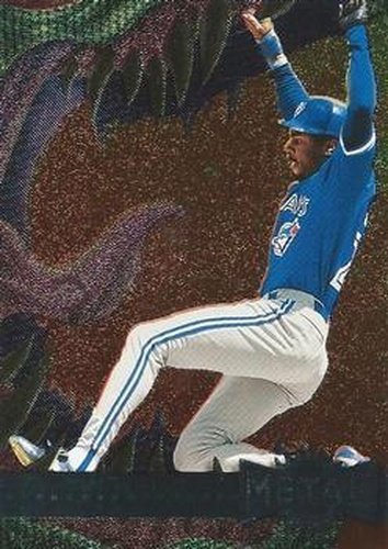 #171 Devon White - Florida Marlins - 1996 Metal Universe Baseball