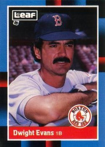 #171 Dwight Evans - Boston Red Sox - 1988 Leaf Baseball