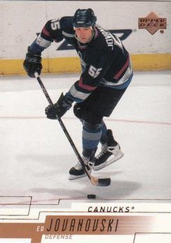 #171 Ed Jovanovski - Vancouver Canucks - 2000-01 Upper Deck Hockey