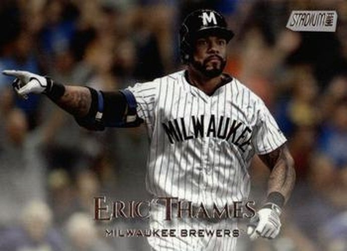 #171 Eric Thames - Milwaukee Brewers - 2019 Stadium Club Baseball