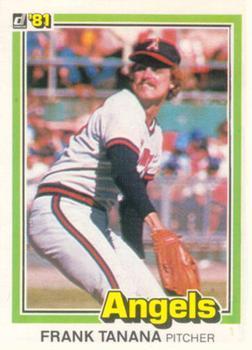 #171 Frank Tanana - California Angels - 1981 Donruss Baseball