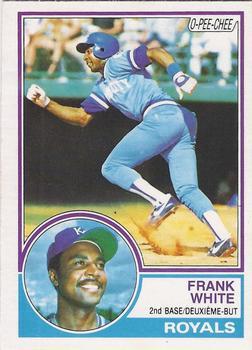 #171 Frank White - Kansas City Royals - 1983 O-Pee-Chee Baseball