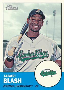 #171 Jabari Blash - Clinton LumberKings - 2012 Topps Heritage Minor League Baseball