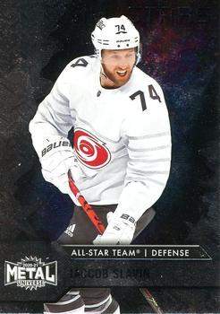 #171 Jaccob Slavin - Carolina Hurricanes - 2020-21 Skybox Metal Universe Hockey