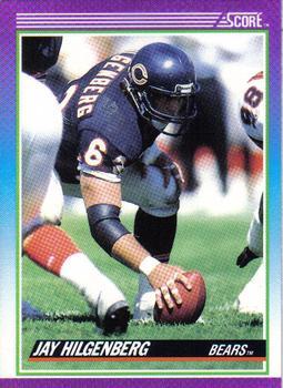 #171 Jay Hilgenberg - Chicago Bears - 1990 Score Football