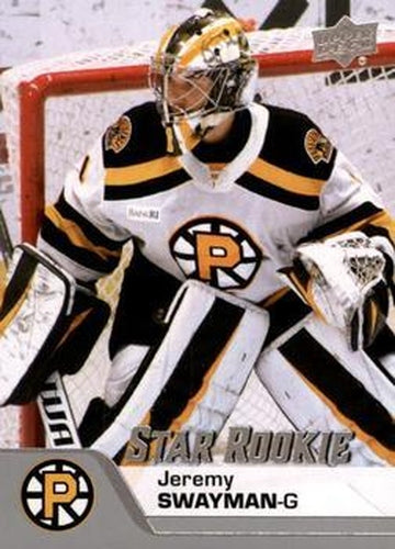 #171 Jeremy Swayman - Providence Bruins - 2020-21 Upper Deck AHL Hockey