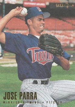 #171 Jose Parra - Minnesota Twins - 1996 Fleer Baseball