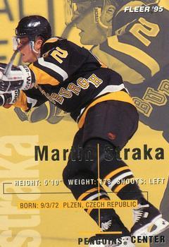 #171 Martin Straka - Pittsburgh Penguins - 1994-95 Fleer Hockey