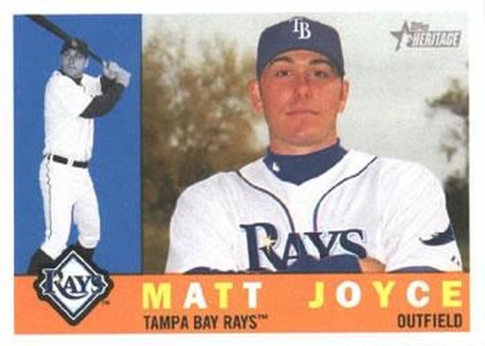#171 Matt Joyce - Tampa Bay Rays - 2009 Topps Heritage Baseball
