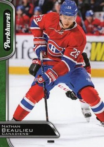 #171 Nathan Beaulieu - Montreal Canadiens - 2016-17 Parkhurst Hockey