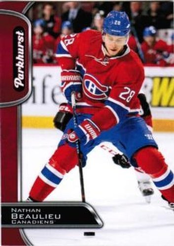 #171 Nathan Beaulieu - Montreal Canadiens - 2016-17 Parkhurst - Red Hockey