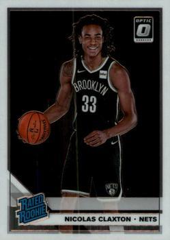 #171 Nicolas Claxton - Brooklyn Nets - 2019-20 Donruss Optic Basketball