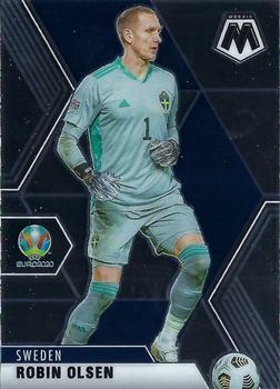 #171 Robin Olsen - Sweden - 2021 Panini Mosaic UEFA EURO Soccer
