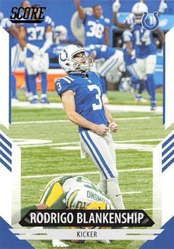 #171 Rodrigo Blankenship - Indianapolis Colts - 2021 Score Football