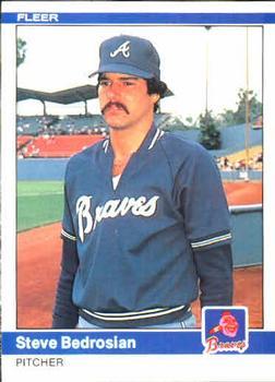 #171 Steve Bedrosian - Atlanta Braves - 1984 Fleer Baseball