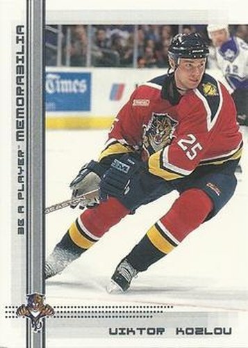 #171 Viktor Kozlov - Florida Panthers - 2000-01 Be a Player Memorabilia Hockey