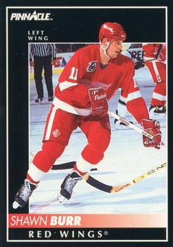 #171 Shawn Burr - Detroit Red Wings - 1992-93 Pinnacle Canadian Hockey