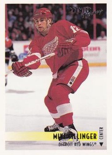 #171 Mike Sillinger - Detroit Red Wings - 1994-95 O-Pee-Chee Premier Hockey