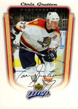 #171 Chris Gratton - Florida Panthers - 2005-06 Upper Deck MVP Hockey