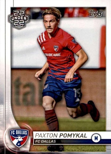 #171 Paxton Pomykal - FC Dallas - 2020 Topps MLS Soccer