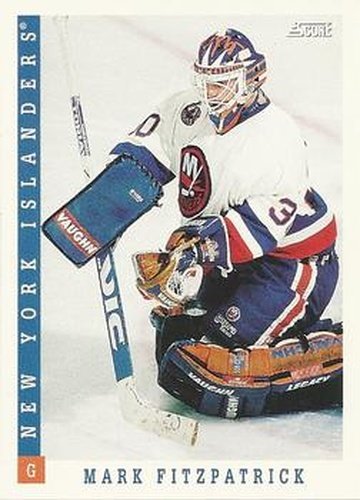 #171 Mark Fitzpatrick - New York Islanders - 1993-94 Score Canadian Hockey