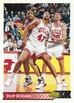 #171 Scott Williams - Chicago Bulls - 1992-93 Upper Deck Basketball