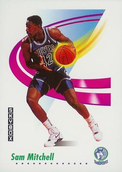 #171 Sam Mitchell - Minnesota Timberwolves - 1991-92 SkyBox Basketball