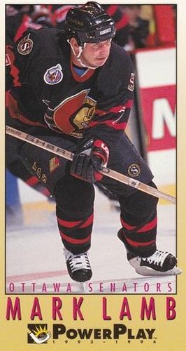 #171 Mark Lamb - Ottawa Senators - 1993-94 Fleer PowerPlay Hockey