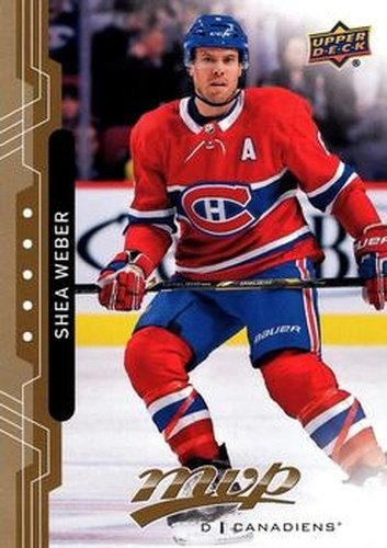 #171 Shea Weber - Montreal Canadiens - 2018-19 Upper Deck MVP Hockey