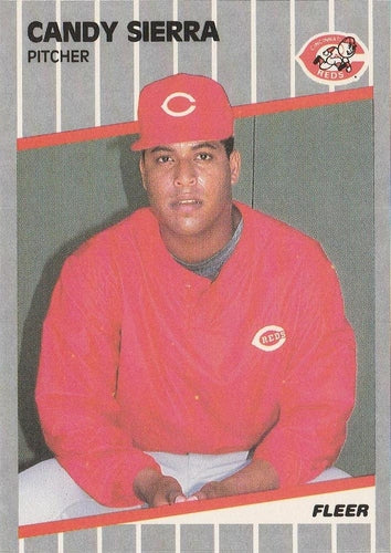 #171 Candy Sierra - Cincinnati Reds - 1989 Fleer Baseball
