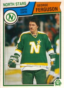 #171 George Ferguson - Minnesota North Stars - 1983-84 O-Pee-Chee Hockey