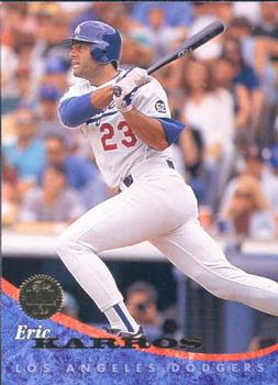 #171 Eric Karros - Los Angeles Dodgers - 1994 Leaf Baseball