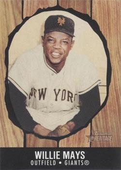 #171c Willie Mays - New York Giants - 2003 Bowman Heritage Baseball