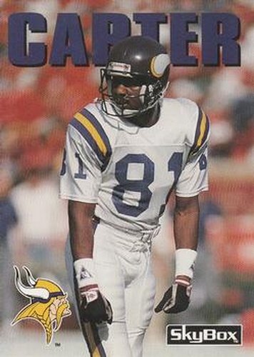 #172 Anthony Carter - Minnesota Vikings - 1992 SkyBox Impact Football
