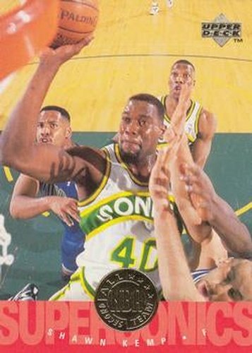 #172 Shawn Kemp - Seattle SuperSonics - 1995-96 Upper Deck Basketball