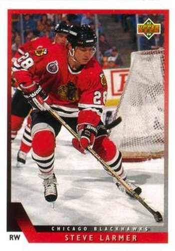 #172 Steve Larmer - Chicago Blackhawks - 1993-94 Upper Deck Hockey