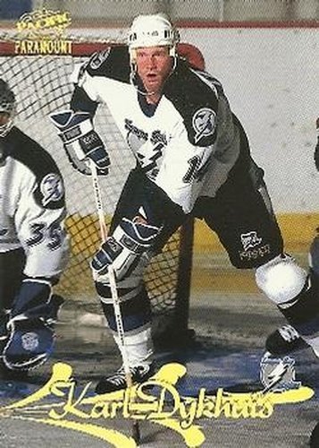 #172 Karl Dykhuis - Tampa Bay Lightning - 1997-98 Pacific Paramount Hockey