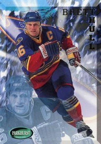 #172 Brett Hull - St. Louis Blues - 1995-96 Parkhurst International Hockey