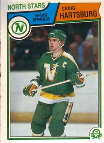 #172 Craig Hartsburg - Minnesota North Stars - 1983-84 O-Pee-Chee Hockey