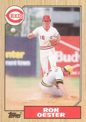 #172 Ron Oester - Cincinnati Reds - 1987 Topps Baseball