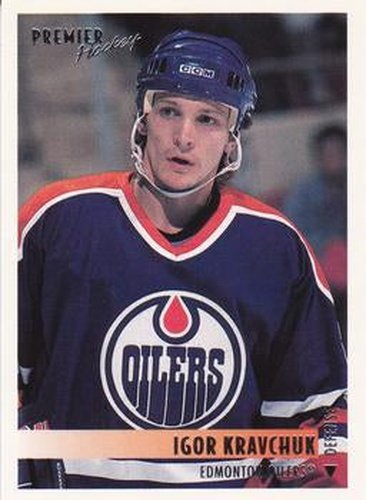 #172 Igor Kravchuk - Edmonton Oilers - 1994-95 O-Pee-Chee Premier Hockey