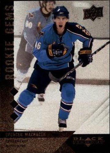#172 Spencer Machacek - Atlanta Thrashers - 2009-10 Upper Deck Black Diamond Hockey