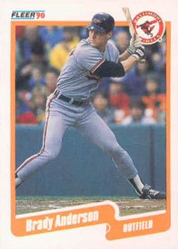 #172 Brady Anderson - Baltimore Orioles - 1990 Fleer USA Baseball