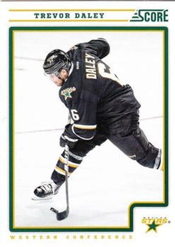#172 Trevor Daley - Dallas Stars - 2012-13 Score Hockey
