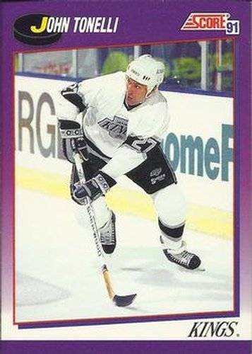 #172 John Tonelli - Los Angeles Kings - 1991-92 Score American Hockey