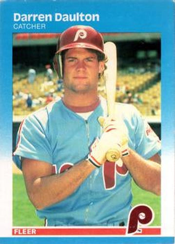 #172 Darren Daulton - Philadelphia Phillies - 1987 Fleer Baseball